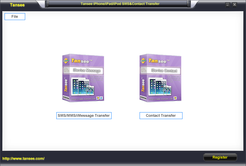 Tansee iDevice Message&Contact Transfer 1.0.0.0