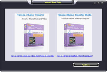 Click to view Tansee iPhone Copy Pack 5.0.0.0 screenshot