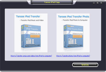 Tansee iPod Music & Video & Photo Copy 5.0.0.0 screenshot