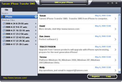 Tansee iPhone SMS Backup 1.0.0.0