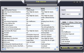 Tansee iPod Transfer Screenshot