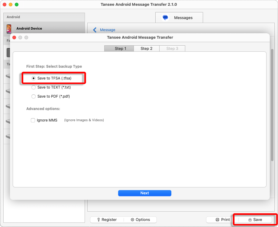 What is TFSA file format