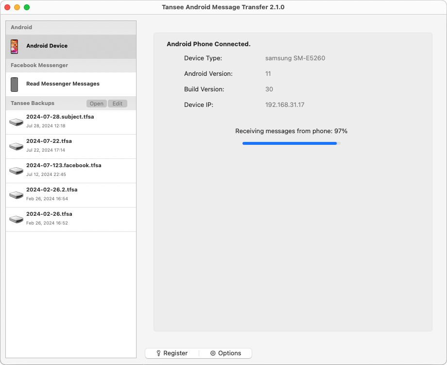 Loading WhatsApp Messages