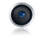 Camera located on back of iPhone.